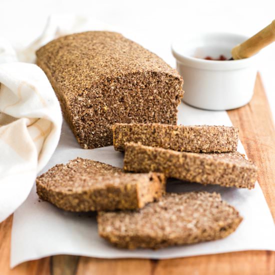 Gluten-Free Flaxseed Coconut Bread