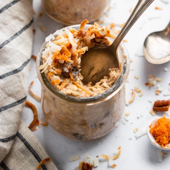 Carrot Cake Overnight Oats