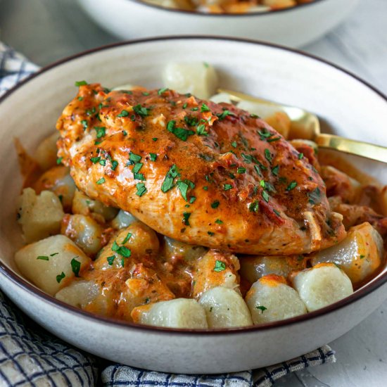 Creamy Sun Dried Tomato Chicken