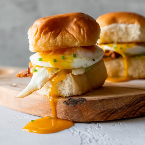 Guacamole Breakfast Sandwich Slider