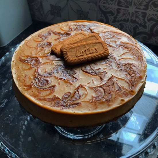 Baked Lotus Biscoff Cheesecake