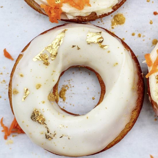 Baked Carrot Cake Donuts