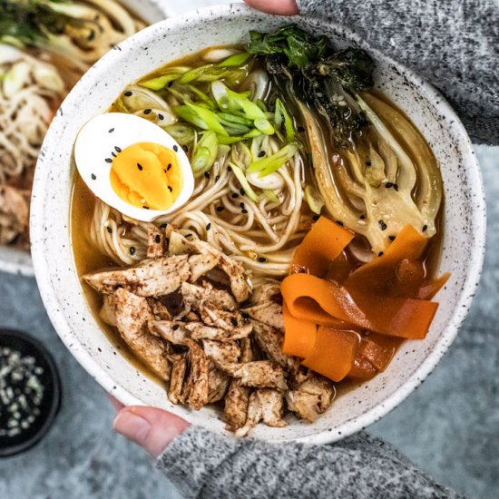 easy five spice chicken ramen