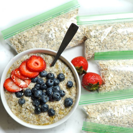 Instant Oatmeal Packets (Protein!)