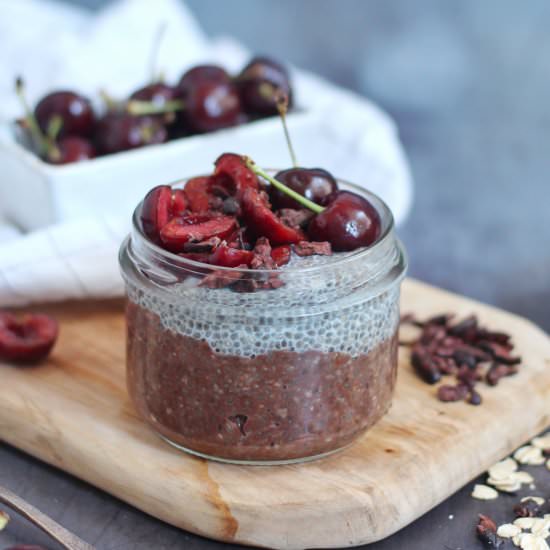 Black Forest Chia Pudding