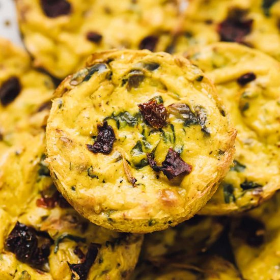 Vegan Quiche Muffins