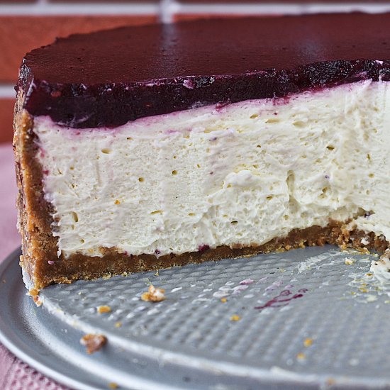 No-bake Berry Cheesecake