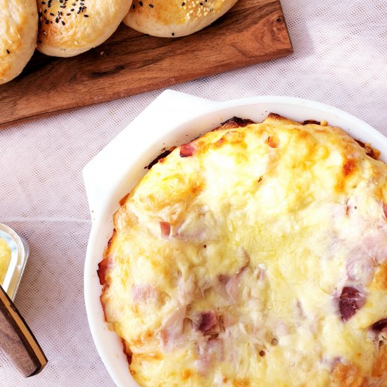 Ham & Cheese Breakfast Casserole