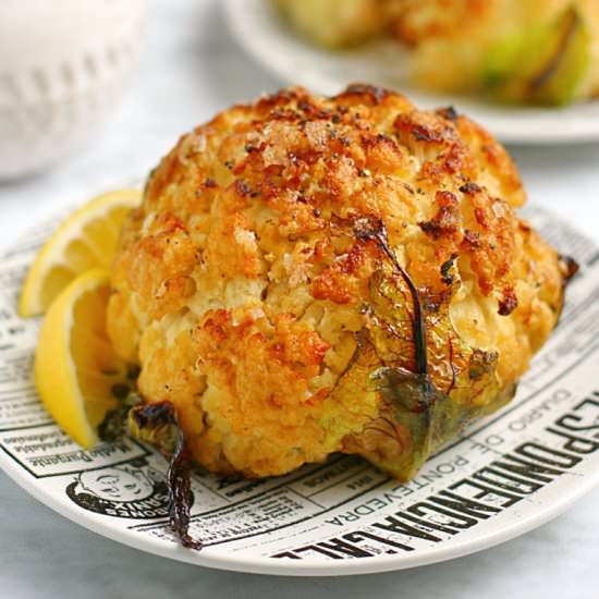 Whole Roasted Cauliflower