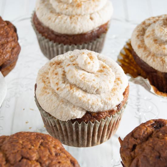 Vegan pumpkin muffins