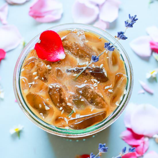 Lavender Iced Coffee