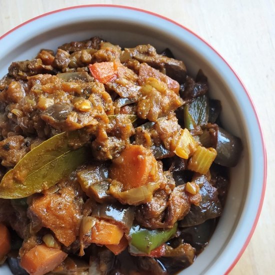 Sicilian Eggplant Salad (Vegan)