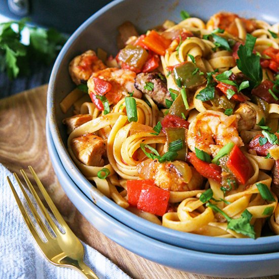 Restaurant Fettuccine Jambalaya