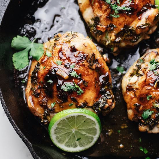 Cilantro Lime Chicken Thighs