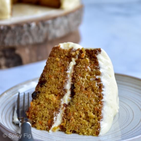 Carrot Cake with Maple Cream Cheese