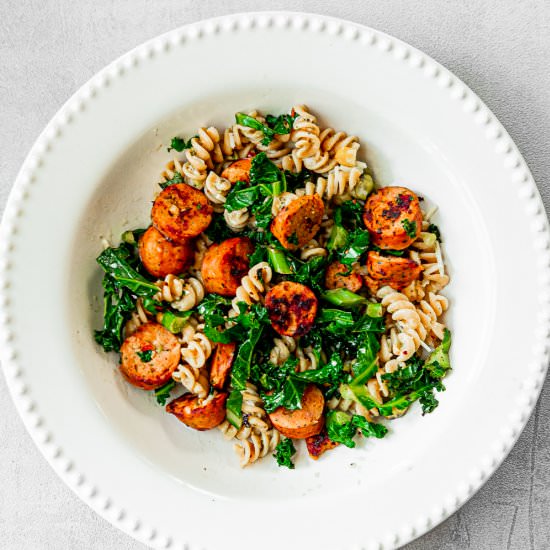 Pesto Parmesan Pasta Salad