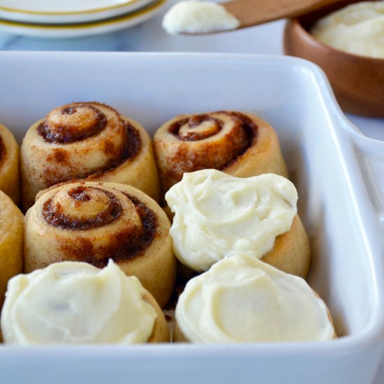 Cinnamon Rolls Without Yeast