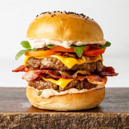 Bacon Double Cheeseburger