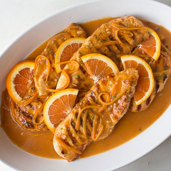 A l’ Orange Grilled Chicken