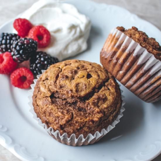 Peanut Butter Chocolate Muffins