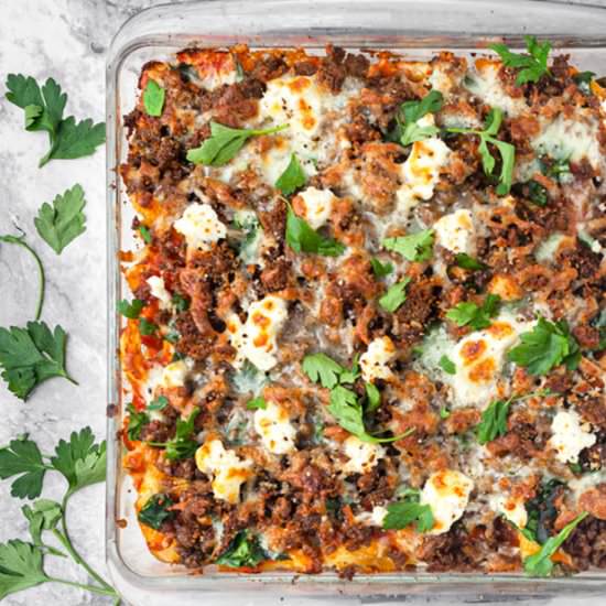 Beef Lasagna Casserole