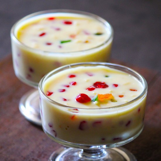 Fruit Custard Recipe