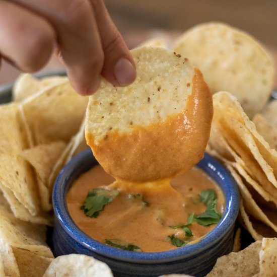 Nut Free Vegan Queso with Rotel