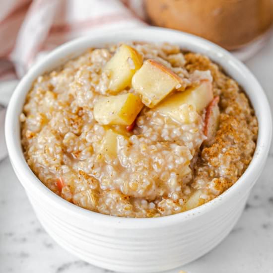 Apple Steel Cut Oatmeal