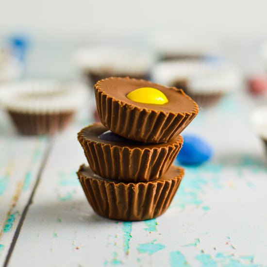 Mini Egg Nutella Cups