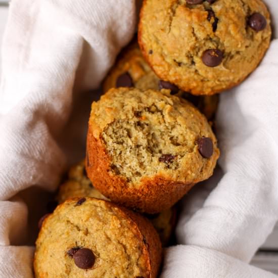 Banana Chocolate Chip Muffins