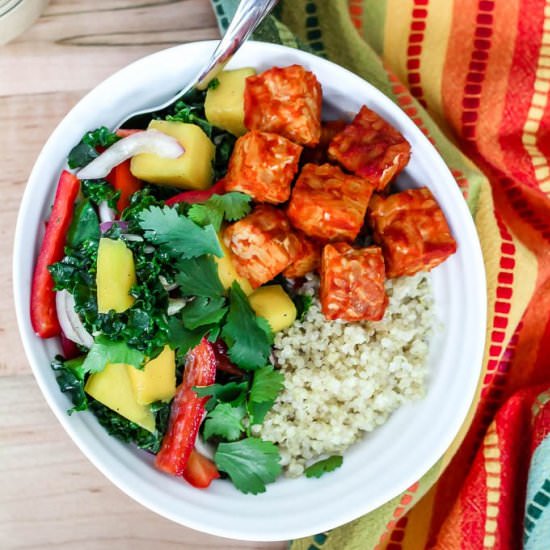 Thai Red Curry Tempeh Bowls