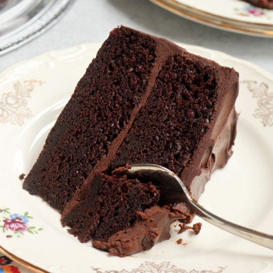 The BEST Moist Chocolate Cake