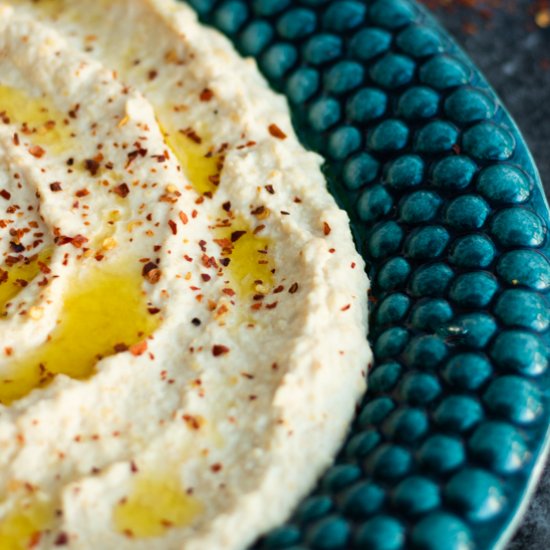 Vegan Hummus with Dried Chickpeas