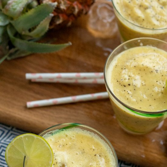 Frozen Pineapple Mocktail