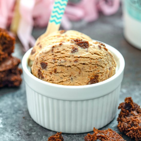 Brownie Coffee Ice Cream