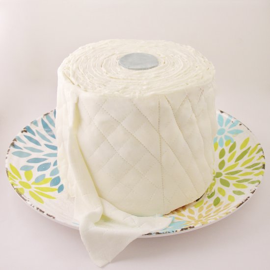 Toilet Paper Cake