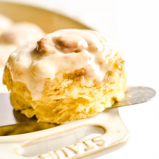 Easy No-Yeast Cinnamon Rolls