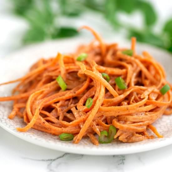 Peanut-y Carrot “Noodles”