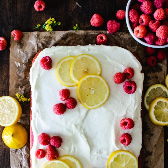 Lemon Raspberry Cake