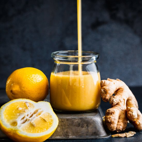 Ginger Lemon Honey Syrup Recipe