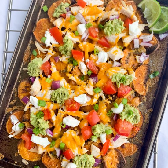 Healthier Sweet Potato Nachos