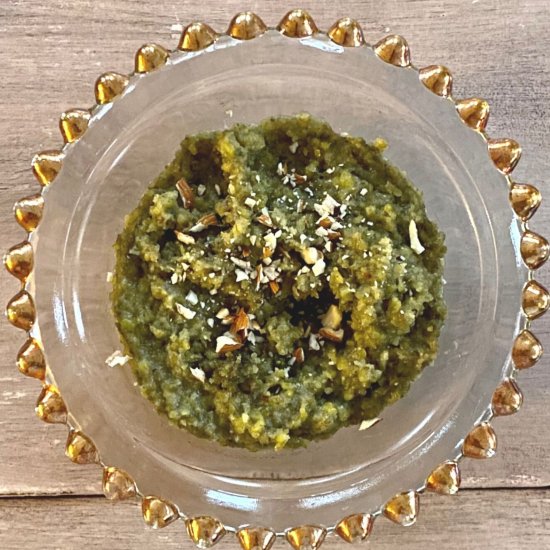 Green Moong Dal Halwa