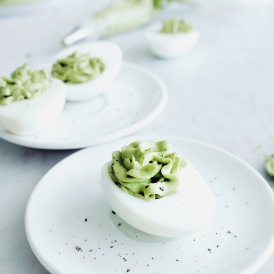 Avocado Deviled Eggs