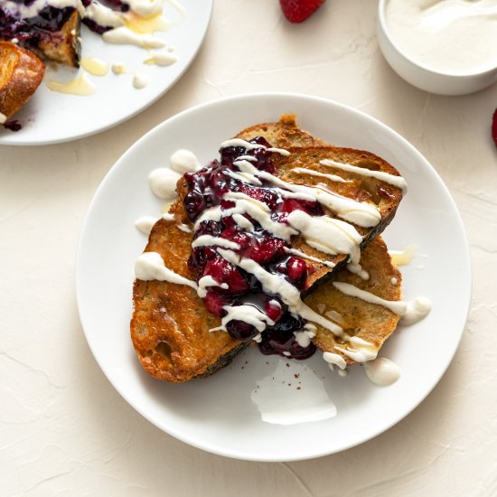 Berry Sourdough French Toast