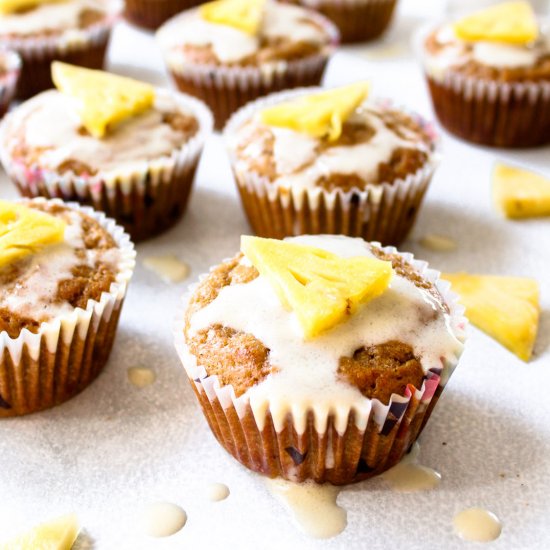 Hummingbird Cupcakes & Honey Glaze