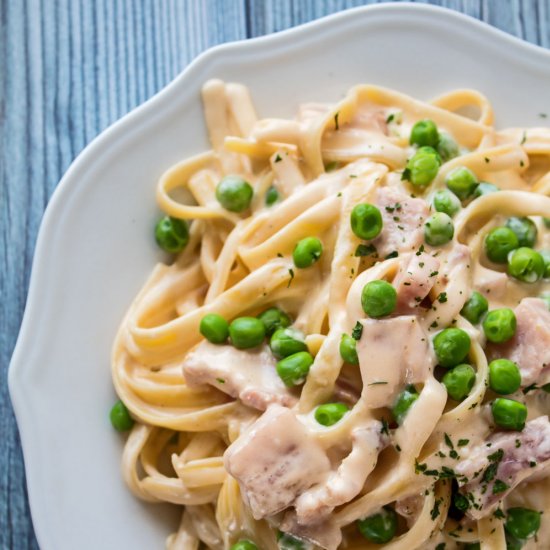 Ham and Pea Pasta