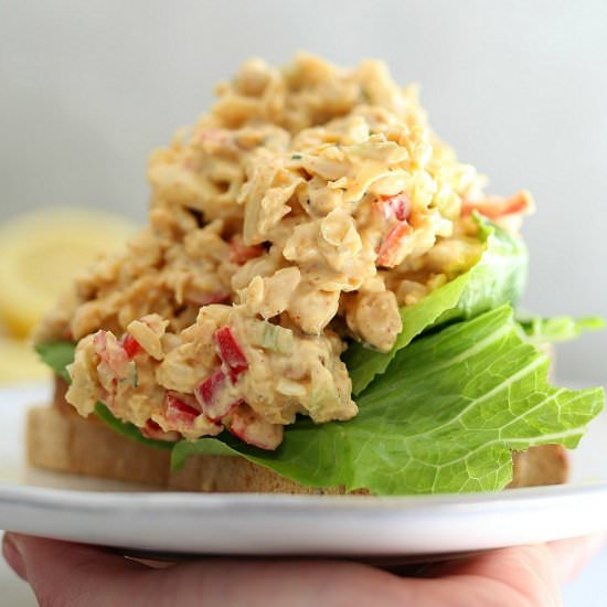 Vegan Chickpea Tuna Salad