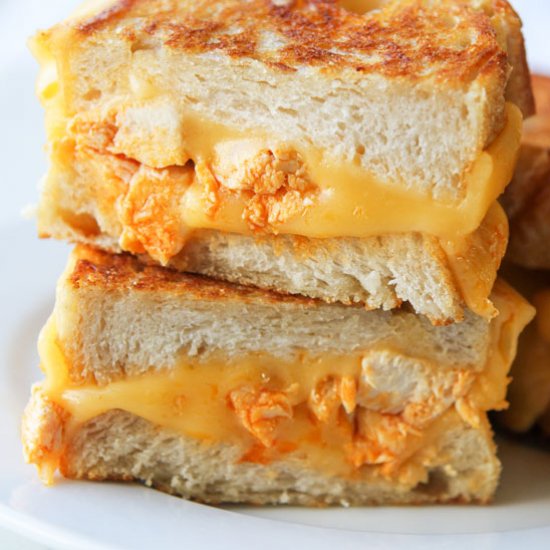 Buffalo Chicken Grilled Cheese