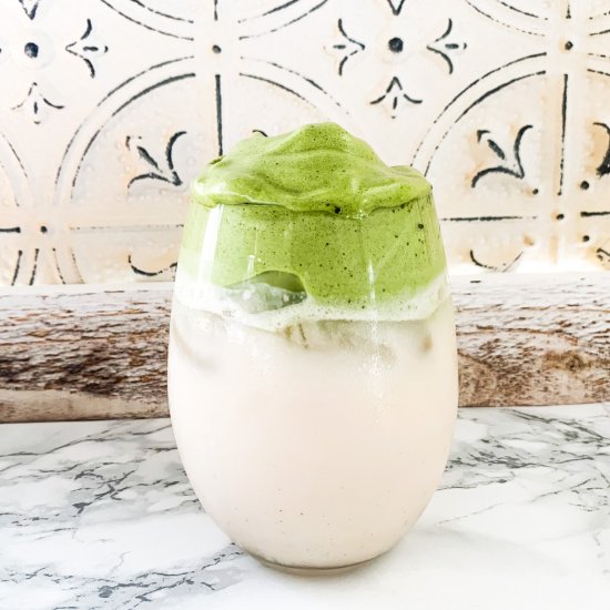 Whipped Matcha Dalgona