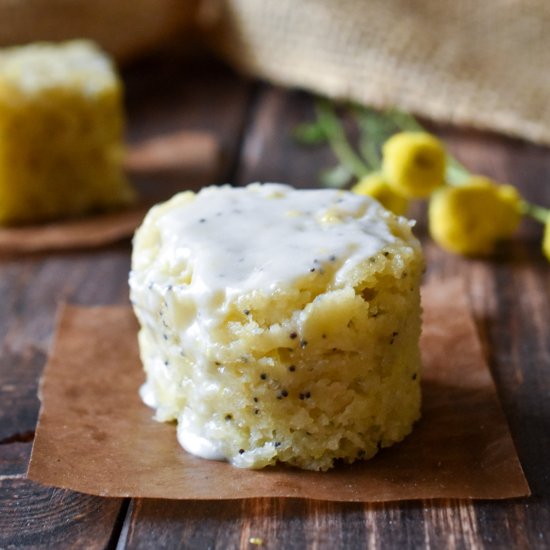 Lemon Poppy Seed Baby Cakes